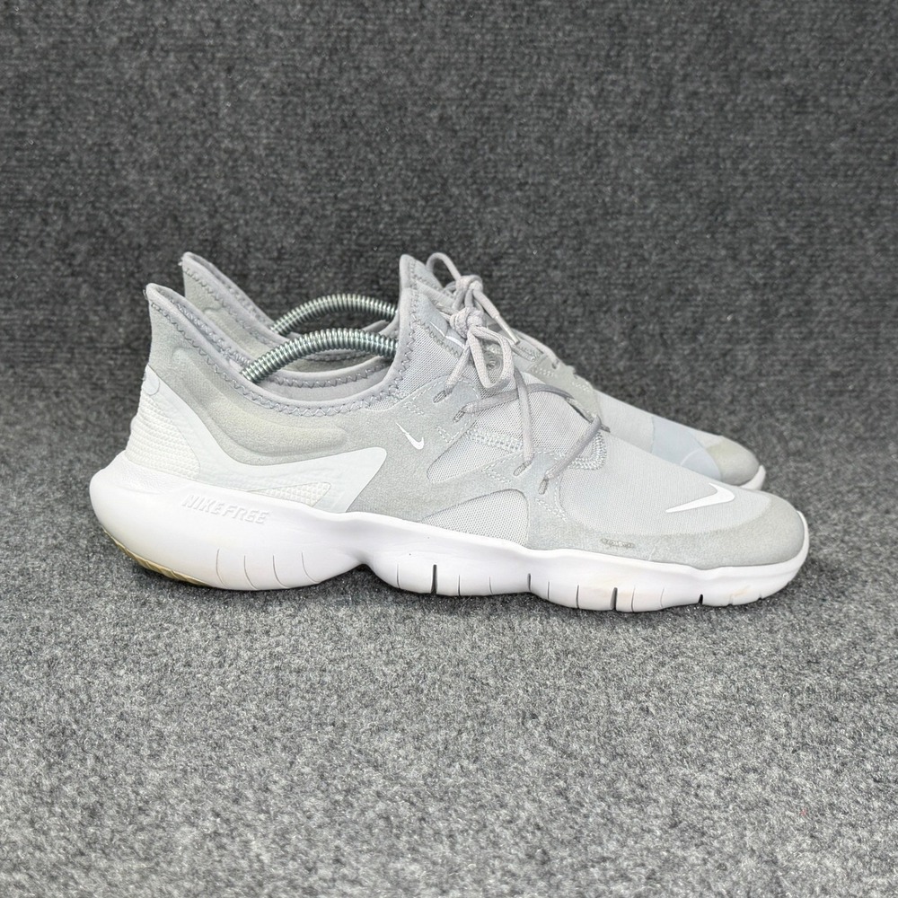 Nike Free RN 5.0 Running Shoes Men's 11 Wolf Grey Athletic Run Training Sneakers